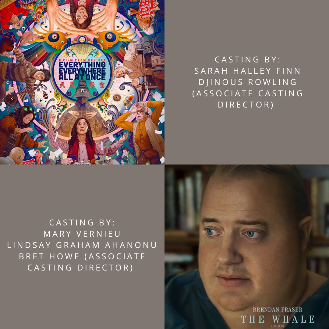 While we celebrate all of the amazing accomplishments from last night #CastingSociety wants to take a moment to recognize the Casting Directors and Associates who worked on the films that won Best Picture, Best Actor, Best Actress, Best Supporting Actor, &amp; Best Supporting Actress