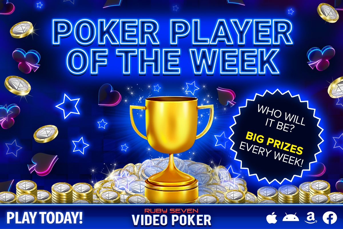 Ruby7VideoPoker's tweet photo. 🤩 Looking for some Monday motivation?🤩  #MondayMood
Enter below for a chance to be our next Player of the Week!
One lucky player will get 200,000 credits on Friday! 🏆

Play Ruby Seven Video Poker here: https://t.co/o6rHB5XwGV https://t.co/3uR4YkweWc