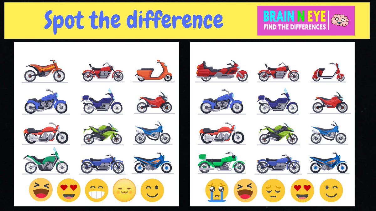 poortoast2020's tweet image. 【Find the difference game】To exercise your brain! find 3 difference! | m... youtu.be/4m6Pm0Fhc7Y 來自 @YouTube 
#findthedifference #findthedifferencegame #finddifference #motocycle #freegame #freegames #youtubegaming