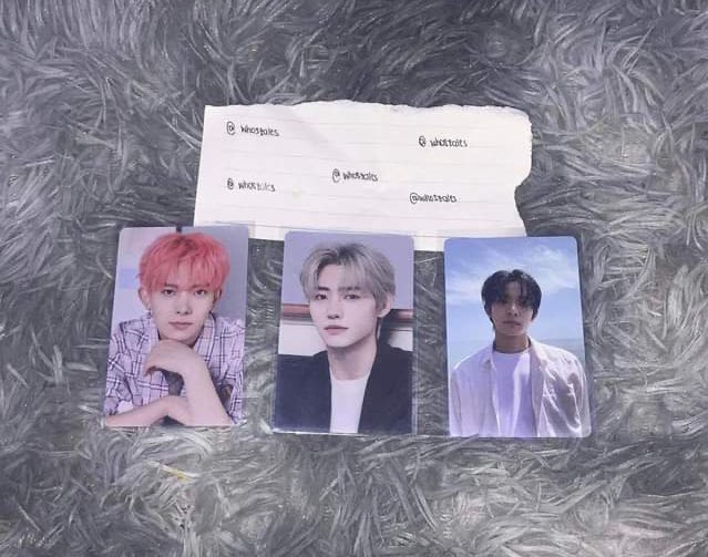 nousnfound's tweet photo. ﾟﾟ･｡･ﾟﾟ｡
ﾟ。 wts lfb 3.15 sale .ᐟ
　ﾟ･｡･

#shonbaentables 

Heeseung set | tingi

   ୨୧ ₱ 500 SET 
   ୨୧ ₱ 150|150|200
   ୨୧ condi can send thru dm
   ୨୧ rcbyt : https://t.co/dFH15kGhVH

🏷️ wts lfb enhypen heeseung pc ww thai ina kr jp cn uk usa 양도 엔하이픈 포카 https://t.co/IHRd3lbn2r