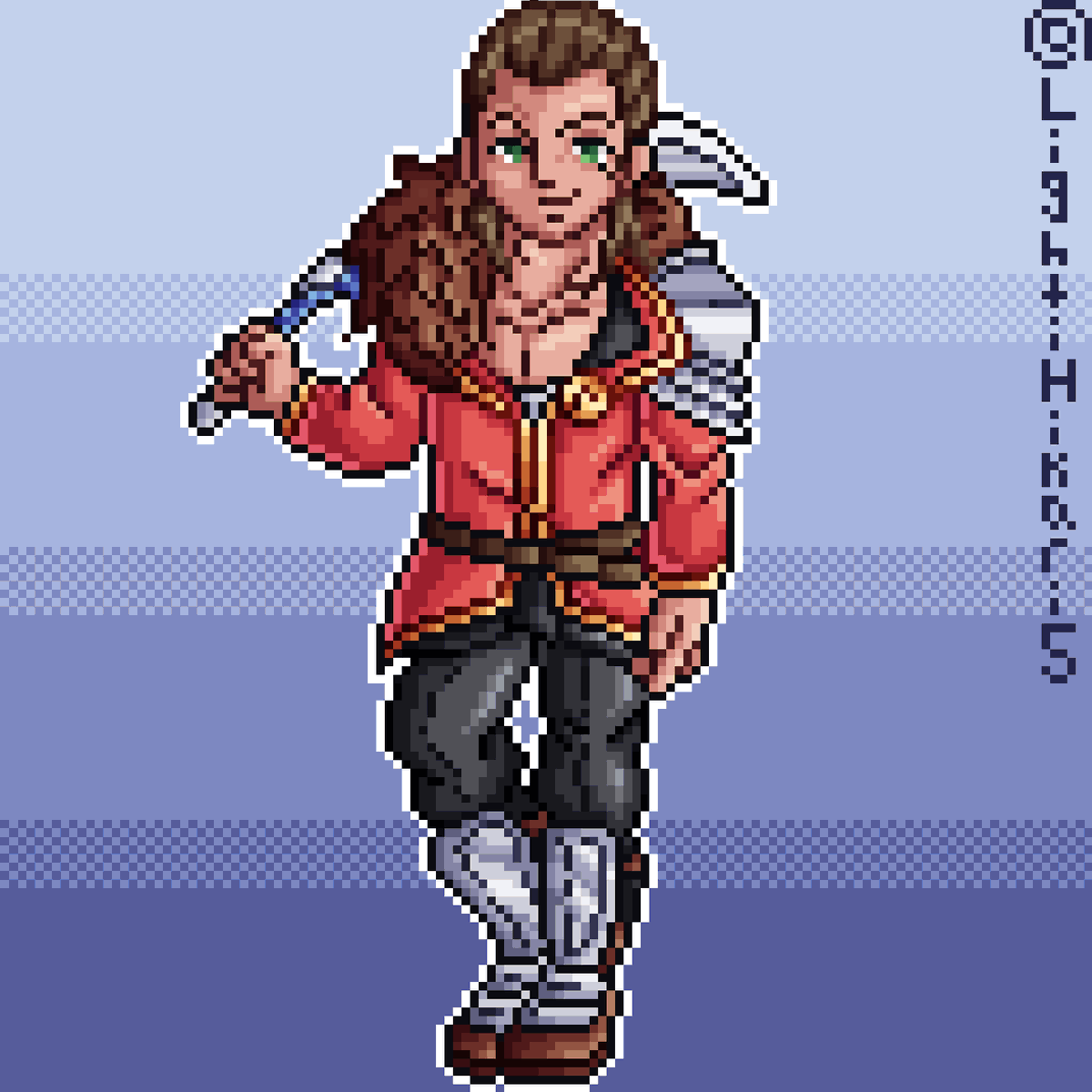 LightHikari5's tweet photo. Commissions from @/kuthberg
Thank you so much for this!
Not only i had so much fun doing these, but also, now are my favorites pixel arts i made, again, thank you so much
.
.
.
.
#pixelartist #pixelcommissions #commissionsopen #dungeonsanddragons https://t.co/1G51ZlogVy