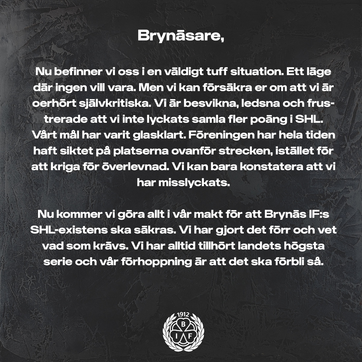 Brynäs IF tweet media