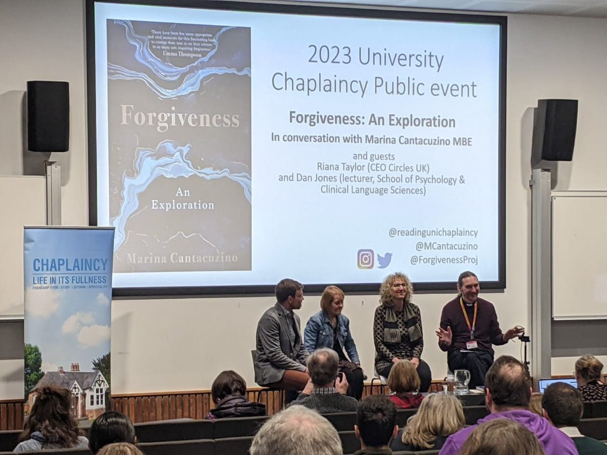 UoRChaplaincy's tweet photo. If you missed our annual Chaplaincy Public 'lecture' you can catch it on Youtube: an interview with Marina Cantacuzino MBE on the topic of Forgiveness. @oxforddiocese @ForgivenessProj @UniofReading @UniRdg_Student  https://t.co/DSLZMr4l0F https://t.co/OffzEPeipC
