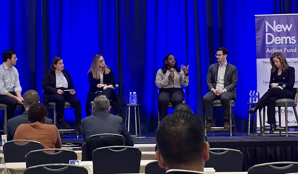 Joshua New (@josh_a_new) on Twitter photo Had a great time talking AI policy at the New Dems retreat this weekend. Big thanks to fellow panelists <a href="/AnjelicaDortch/">Anjelica Dortch</a> <a href="/VogelMiriam/">Miriam Vogel</a> <a href="/courtneylang1/">Courtney Lang</a> <a href="/jd_shapiro/">Jordan</a> and to <a href="/RepJeffJackson/">Rep. Jeff Jackson</a> for moderating! Had a great time talking AI policy at the New Dems retreat this weekend. Big thanks to fellow panelists <a href="/AnjelicaDortch/">Anjelica Dortch</a> <a href="/VogelMiriam/">Miriam Vogel</a> <a href="/courtneylang1/">Courtney Lang</a> <a href="/jd_shapiro/">Jordan</a> and to <a href="/RepJeffJackson/">Rep. Jeff Jackson</a> for moderating!