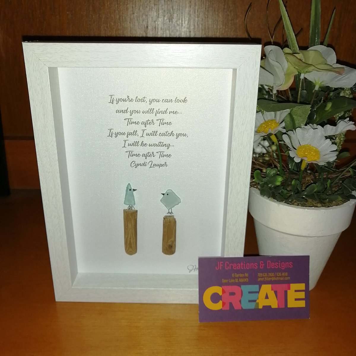 april1709's tweet photo. Check out some new frames!  Aren't they pretty?! #frames #seaglass #gifts #unique #art #crafts #daughters #nature #friends https://t.co/qrA4kwOyyd