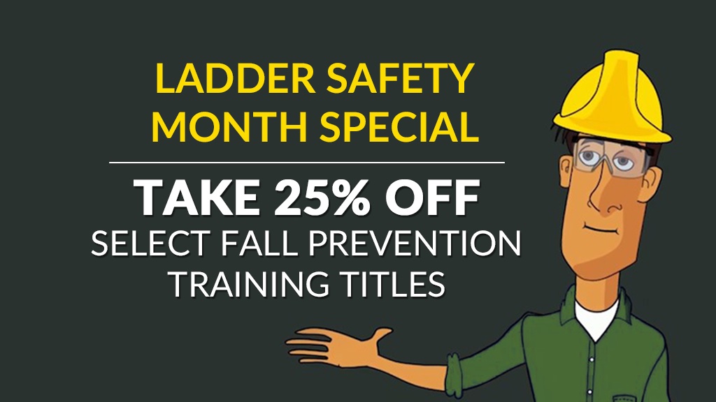 MoxieTraining's tweet photo. Ladder accidents can be prevented with proper attention to equipment and training. Training ensures employees know and understand how to safely use ladders and other other climbing equipment. Save 25% on select fall prevention training with code: laddersafety25 #LadderSafetyMonth https://t.co/wm3r73YkRC