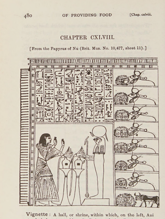 Mısır Ölüler Kitabı CXLVIII. Bölüm:

7 Hathor ineği ve onların herbirine sunulan  7 ekin/ekmek balyaları

Tanıdık geldi mi?