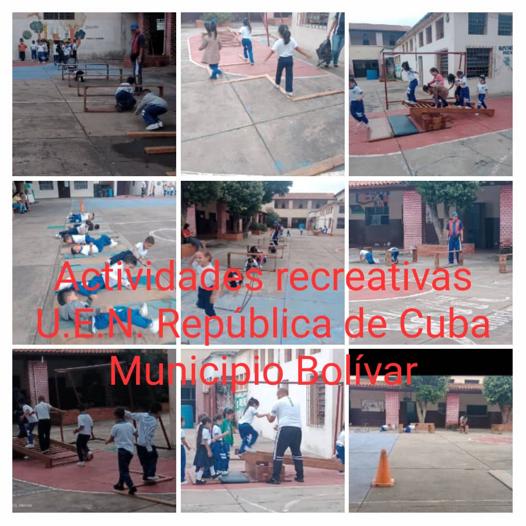 ZetDeporte's tweet photo. Actividad Recreativa, U.E.N. República de Cuba, Municipio Bolivar @nicolasmaduro
@_laavanzadora
@yelitzepsuv
@mppeducacion
@berzabethg1
@comunidadesed15
@wuikelmanangelp
@activafisica https://t.co/8YTFzY4It2