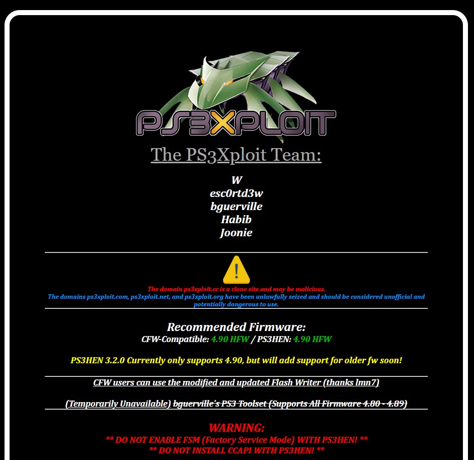 PS3 - Exploiting 4.90 OFW (Installing CFW & Running PS3HEN) Flash Writer /  PS3HEN now supporting 4.90 FW