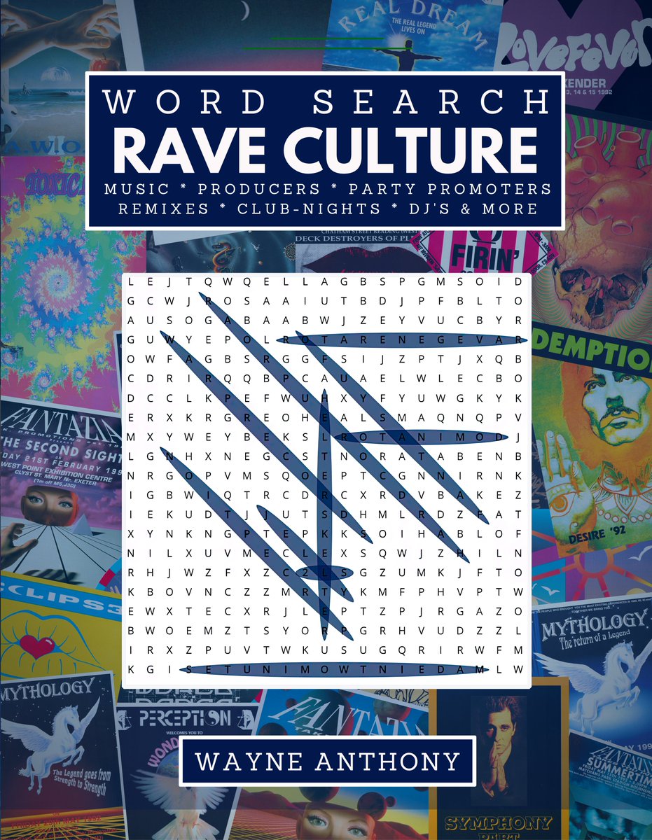 Get ready to party with our latest Word Search book, Rave Culture! 🎉🔍🎶 Whether you're a party animal or a music lover, this book will keep you entertained for hours #Beat2Word #RaveCulture #WordSearch #PuzzleBook #Entertainment #PartyVibes #AcidHouse #RavingCommunity #Raves