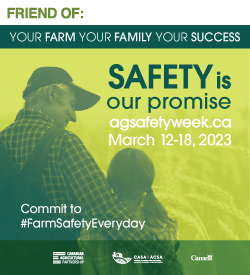 As we know, there is a direct link between farm safety and mental wellness. Join us in celebrating Canadian Agricultural Safety Week! Without the farmer, there is no farm. #FarmSafetyEveryday