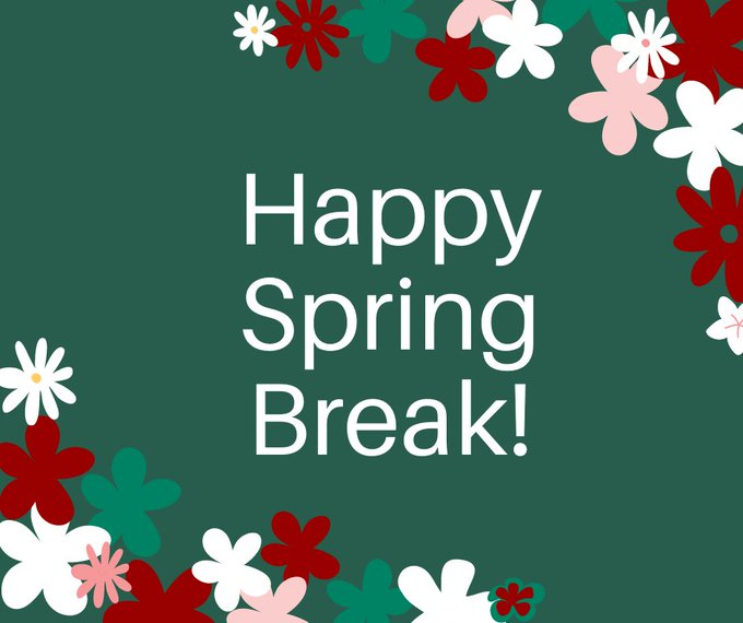 cryptosavet's tweet image. Happy Spring Break, IUB! 🌼🌷🌻