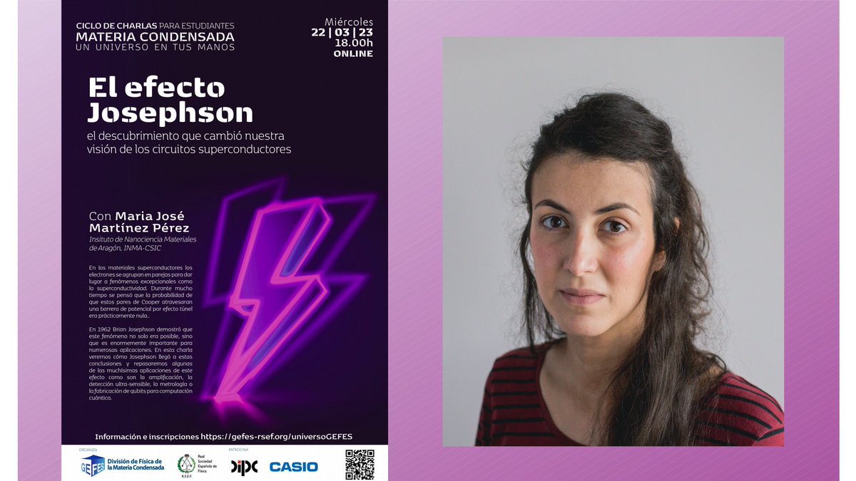 RT <a href="/GEFES_RSEF/">GEFES RSEF</a>: La siguiente charla del #UniversoGEFES es el próximo miércoles 22 de marzo a las 18:00. Maria José Martínez Pérez (INMA-CSIC). Inscripciones 👉dipc-org.zoom.us/webinar/regist…

<a href="/DIPCehu/">DIPC</a> <a href="/CASIOedu/">CASIO Educación España</a> <a href="/RSEF_ESP/">RSEF</a> <a href="/NUSGREM/">NUSGREM</a>
 <a href="/EstudiantesRSEF/">EstudiantesRSEF</a> <a href="/fmcatuam/">FMC@UAM</a> @…