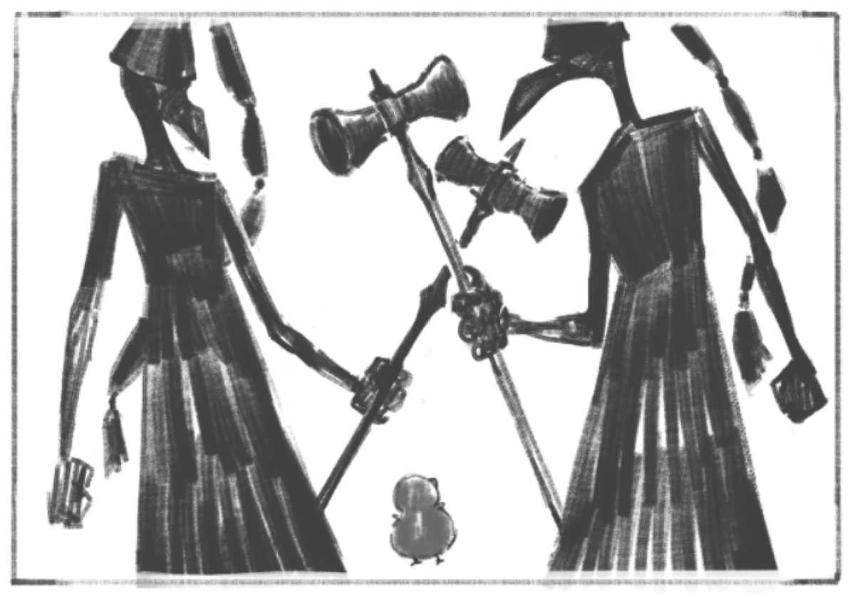 ToqaReign's tweet image. Pai being spooked 💀💀