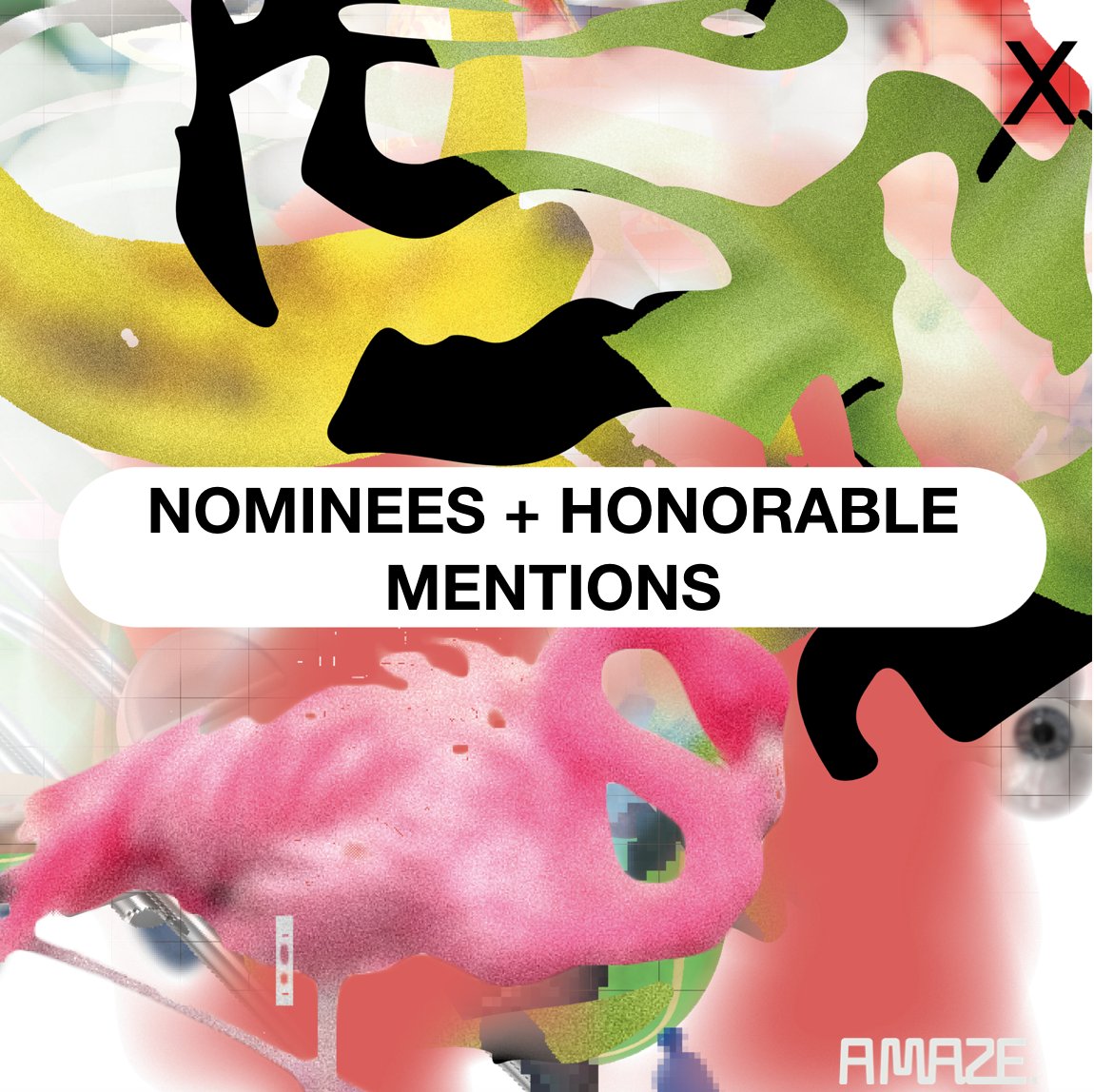Here we go!! 🎉🎉🎉
From 287 amazing submissions, the selection committee and the #AMaze2023 team choose 30 groundbreaking works and 13 honorable mentions from 28 countries. Congrats!! ❤️The final jury is taking over now -&gt; Award Show on May 12! 

🥳2023.amaze-berlin.de/nominees/