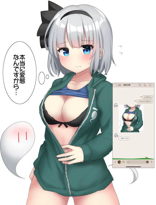 頼んだら見せてくれるパーカー妖夢ちゃん!
おやすみょん〜 