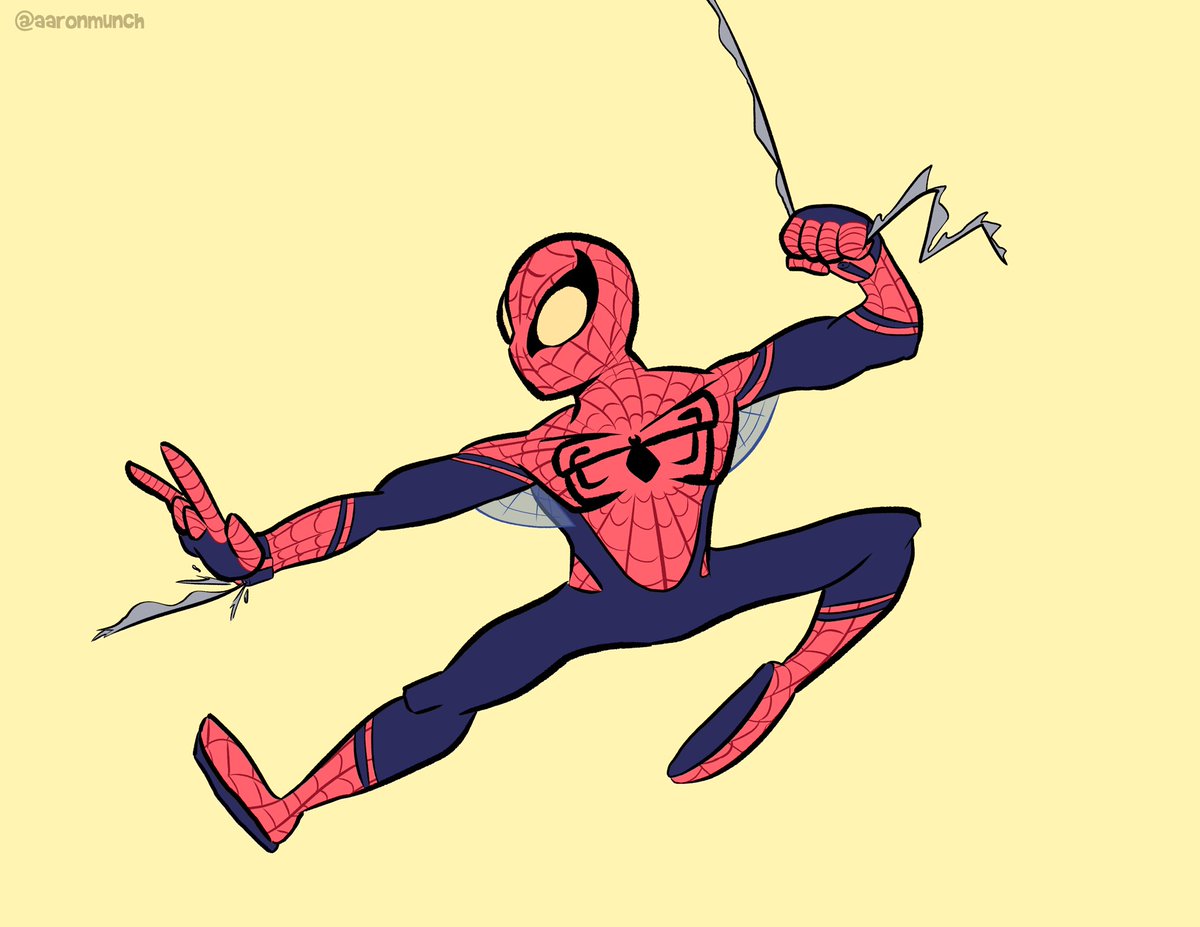 Some more Spider-Man design concepts. Played around with the colours a bit, originally wanted to go for an orange/purple scheme (Spidey’s original colour scheme), but the red and blue simply looks better I reckon. https://t.co/AmtG7ikExd