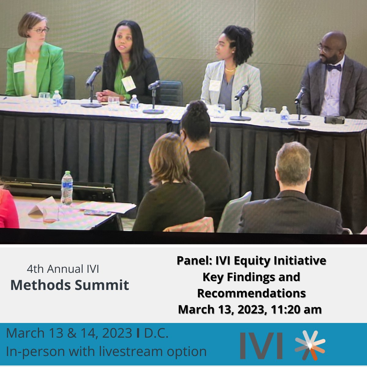 The IVI Methods Summit, “IVI Equity Initiative Key Findings and Recommendations” is happening NOW! You can still join the conversation HERE: app.glueup.com/event/70676/re… <a href="/PhRMA/">PhRMA</a> <a href="/VenableLLP/">Venable LLP</a> <a href="/PatientOrator/">PatientOrator</a>