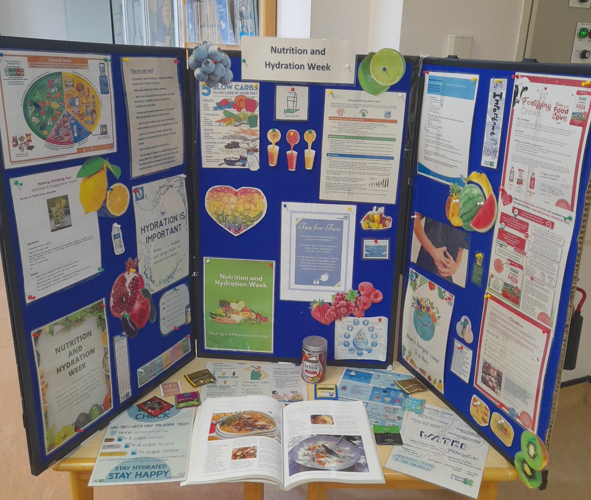 Our friends on Mary Ward have a fantastic & informative display promoting #nutritionandhydrationweek #education #TeamSWFT @ReconGamesUK