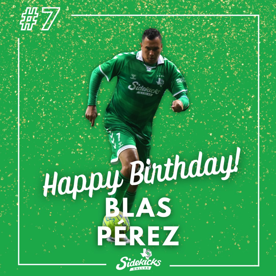  HAPPY BIRTHDAY BLAS PÈREZ Blas has played in 6 games and has scored 9 goals this season!  