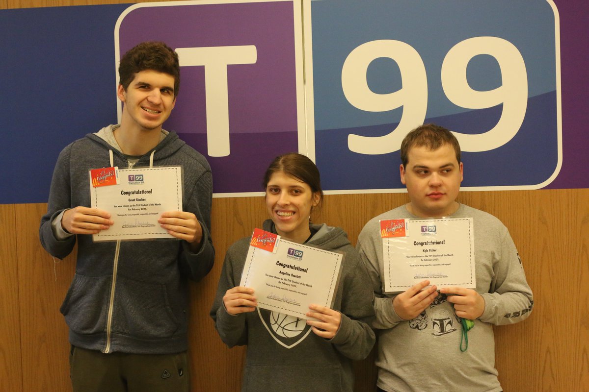Transition99's tweet image. February T99 Students of the Month!

@Dist_99
#youbelonghere
#WeareDGN
#DGSPride
#99Learns