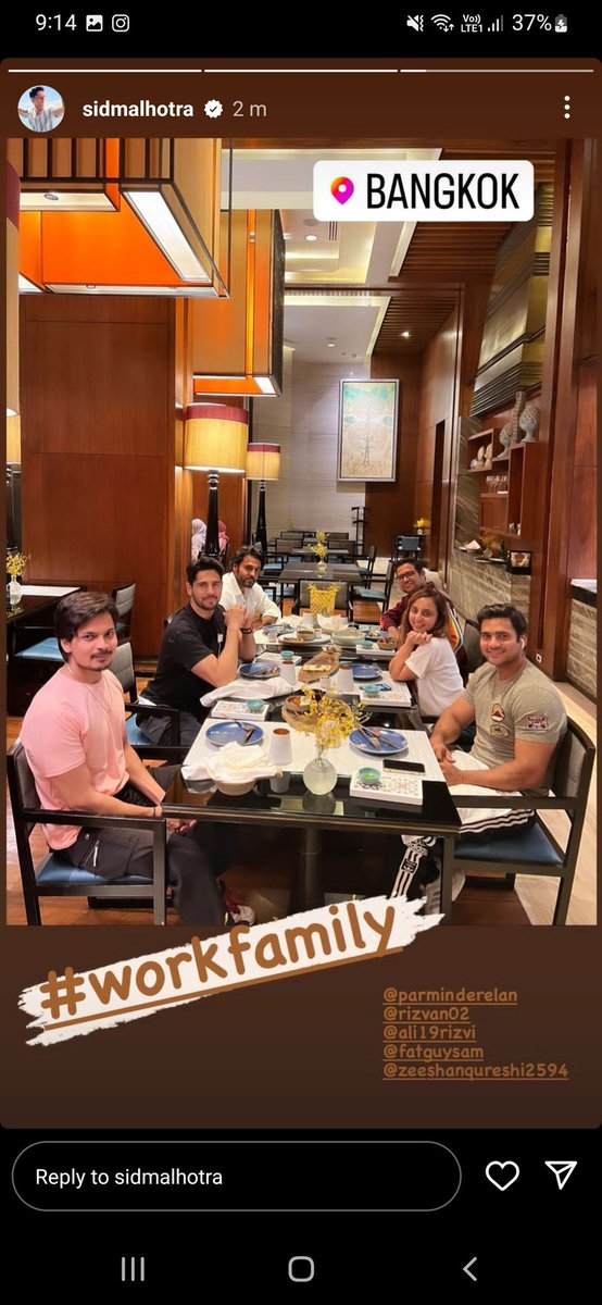 Team sid in bangkok <a href="/SidMalhotra/">Sidharth Malhotra</a> ❤️💥