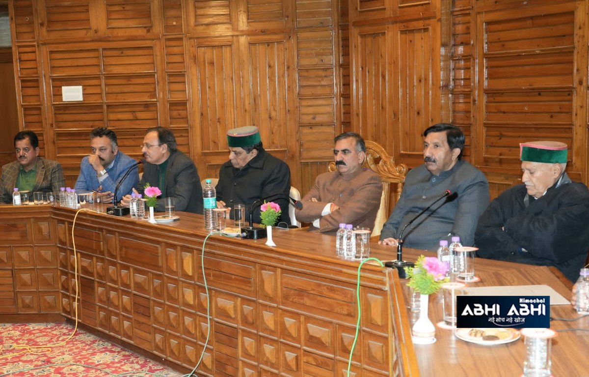 himachal_abhi's tweet image. कांग्रेस विधायक दल की बैठक शुरू, कल से आमने सामने होंगे भाजपा-कांग्रेस
#BudgetSession2023 #SukhvinderSinghSukhu #hpsecretrait #cmhimachalpradesh