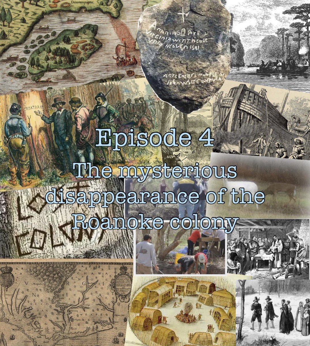 Episode 4 is out! What happened to the Roanoke colony back in the 1500s?? #roanokecolony #unsolvedmysteries #16thcentury #conspiracy #conspiracytheory #conspiracypodcast #unsolvedmysteriespodcast #truecrime #truecrimecommunity #truecrimepodcast #discoverunder5k #discoverunder1k