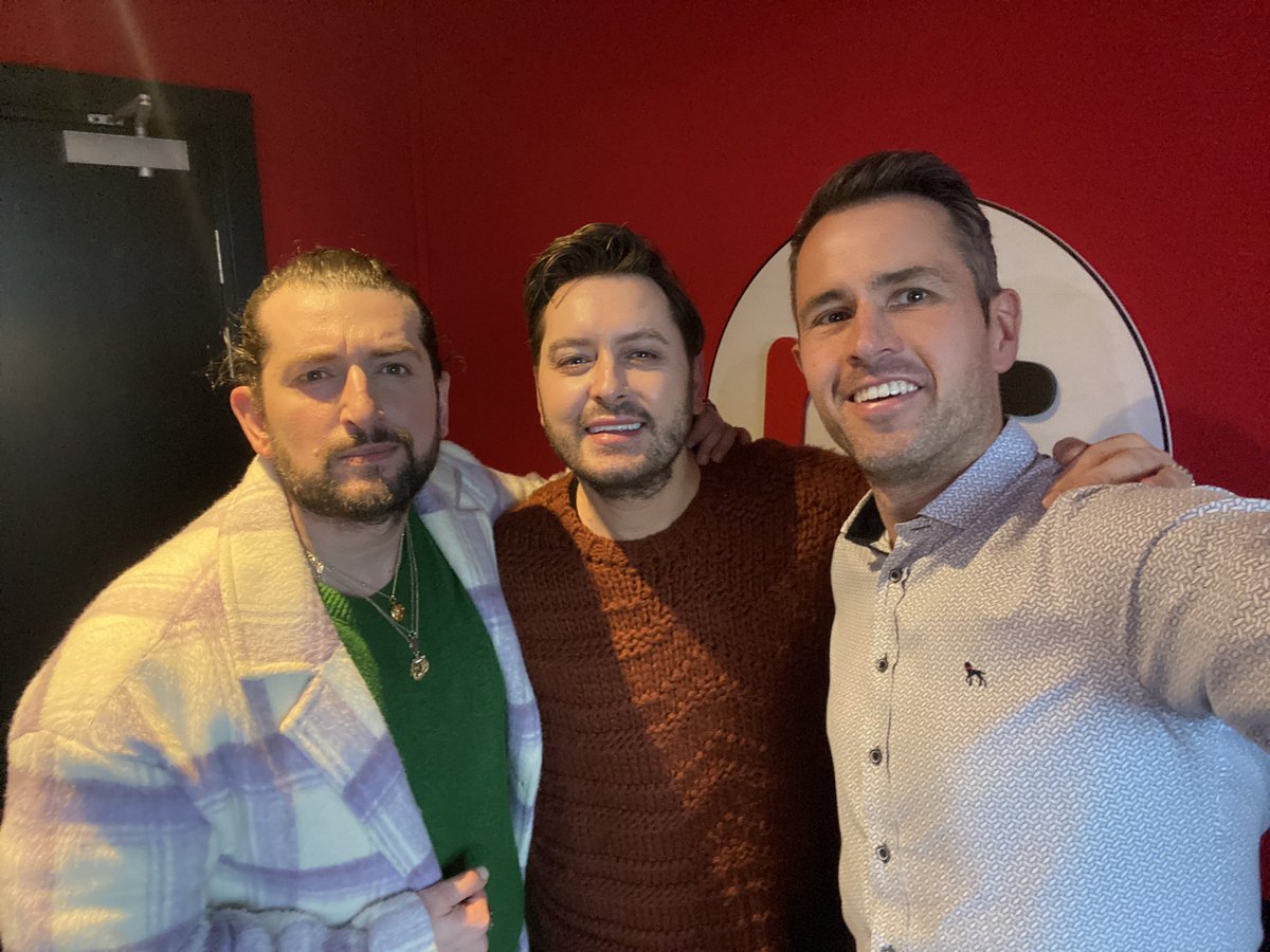 Great craic with these lads today (talking about a very important issue). They’re on air at 6pm @brianofficial @NewstalkFM