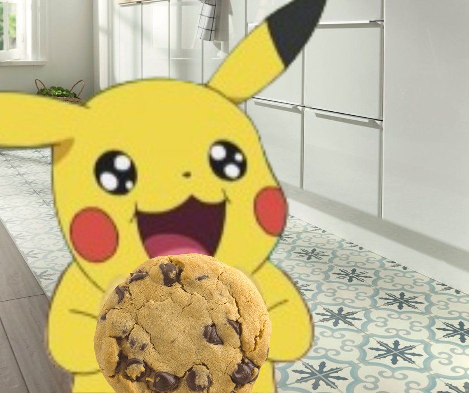 david4hd's tweet photo. He stole pikachu's cookie ! https://t.co/Oiz385C7OH