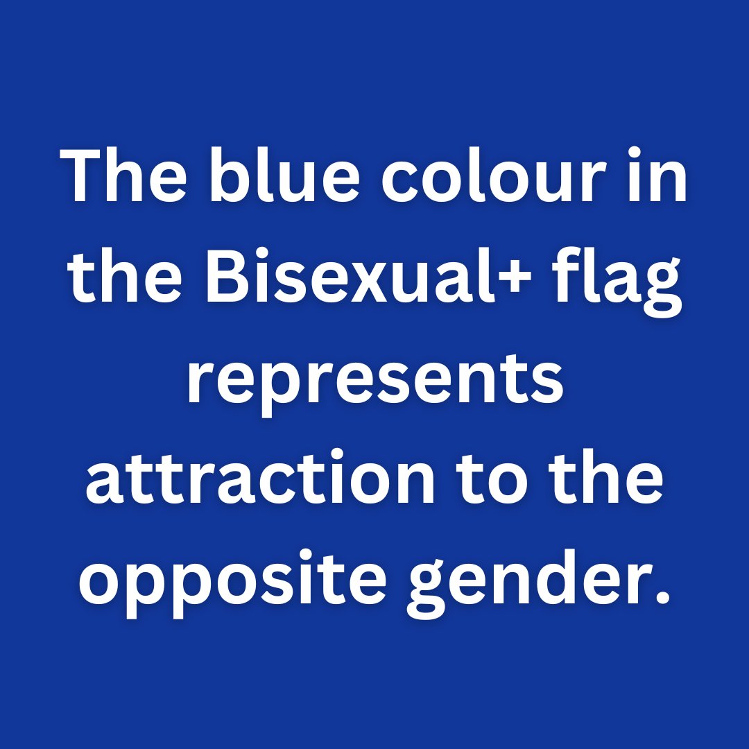 LGBTplusNotts's tweet image. What do the colours of the Bisexual+ flag mean? The Bisexual+ flag was created by Michael Page in 1998 to increase visibility of Bisexual people within society.