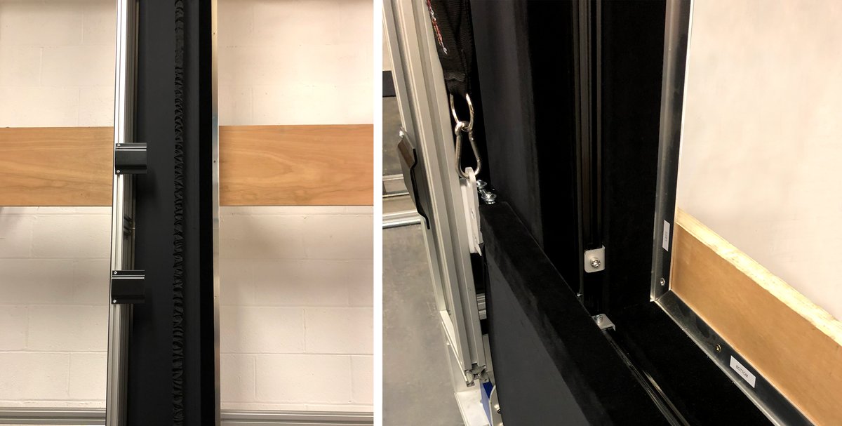 The Dynamic series also uses a special mask bar that is designed to avoid flex whilst remaining compact. Critically, this allows the mask bar to easily self-adjust for best motion avoiding judder and loss of alignment. #DT #madeinbritain #Dynamic #ConstantTension