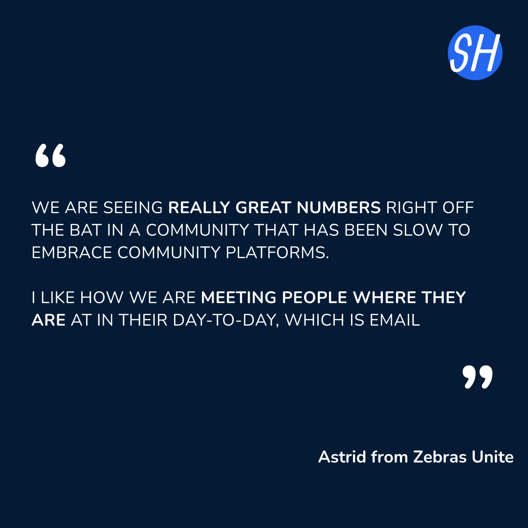 super_hive's tweet photo. Hearing from our users is always the best ❤️

Here’s what Astrid from @Zebras_Unite  has to share about her experience with SuperHive 👇 https://t.co/dpCzFptKJu
