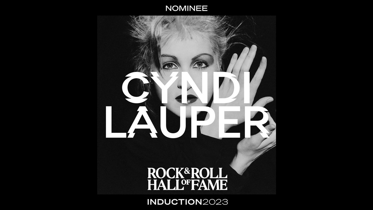 DeanASpring's tweet photo. 2023 Rock &amp; Roll Hall of Fame nominee Cyndi Lauper (@CyndiInduct)  is the featured artist on my profile today. https://t.co/Db6TdRvAOf
