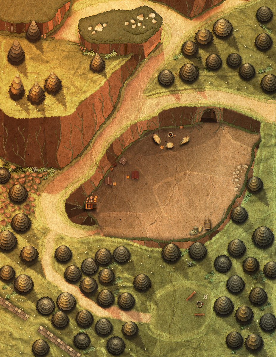 paperboymaps's tweet photo. Forest Grotto

#ttrpg #dnd #rpg https://t.co/Gg9XTPWfTh