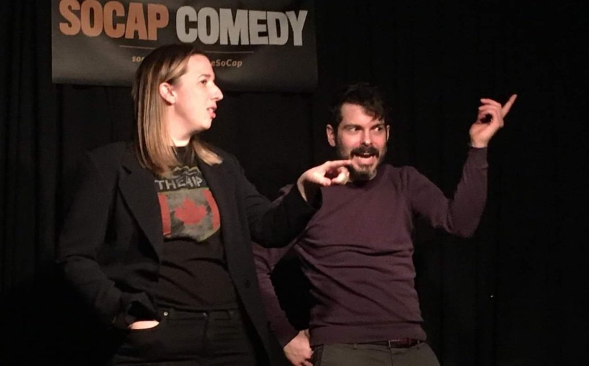 If you're here from Oliver's #theatreorangeville Instagram #takeover , STAY TUNED! Johnson &amp; Georgiou will be venturing into Ontario's regional comedy scenes in the near future. #HamOnt , you're first!

📸 Dani Alon