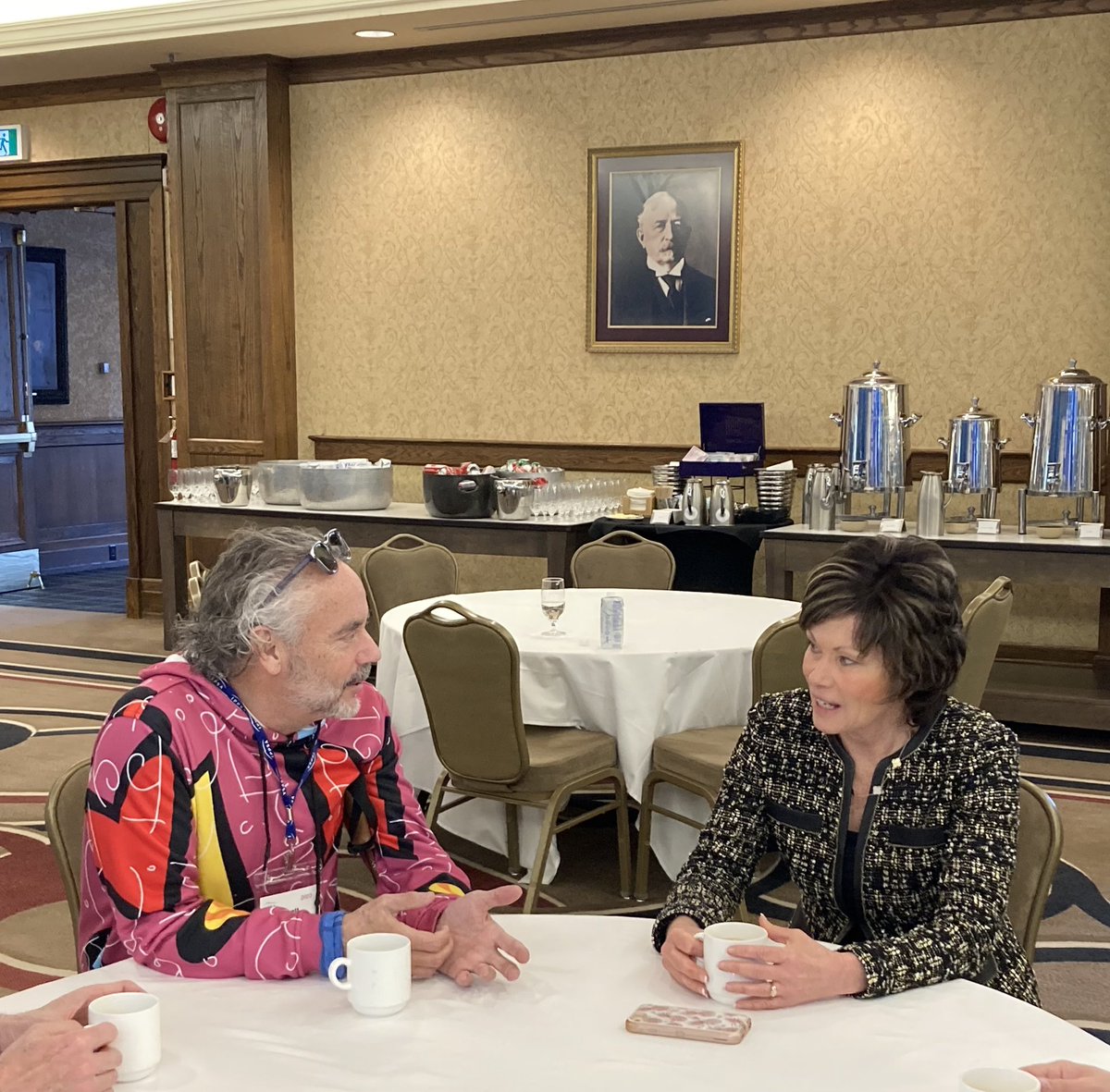 sonyasavage's tweet photo. This morning, I joined the Independent Power Producers Society of Alberta (IPPSA) to deliver the keynote address at their annual conference in Banff.

We can reduce emissions without reducing economic activity.

Thanks to Evan Bahry for your service, and to IPPSA for having me! https://t.co/agQ3b8pbku