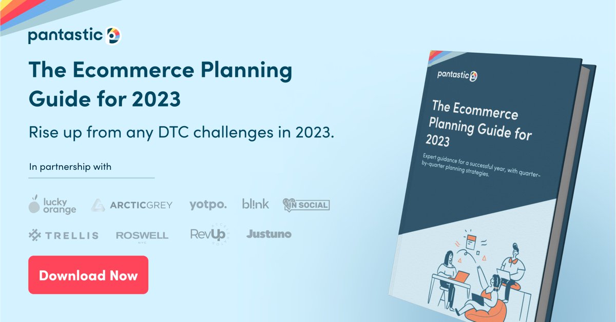 Want sales momentum all year round? Get your 2023 Ecommerce Planning Guide by <a href="/pantasticapps/">Pantastic</a> 

Expert advice from @trelliscommerce <a href="/InSocialca/">In Social</a> <a href="/Yotpo/">Yotpo</a> <a href="/luckyorange/">Lucky Orange 🍊</a> <a href="/ArcticGreyLtd/">Arctic Grey, Ltd.</a> <a href="/thesammcgregor/">Samantha McGregor</a> &amp; more!

pantasticapps.com/guide/the-ecom…