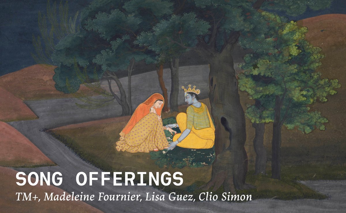 Dans Song Offerings, Madeleine Fournier, Lisa Guez et Clio Simon nous offrent 3 écoutes différentes de 2 œuvres de Maurice Ravel et Jonathan Harvey.

👉 Un projet imaginé et co-produit par La Pop et l'Ensemble TM+
HORS LES MURS ~ rdv le 17.03 à la Maison de la musique de Nanterre