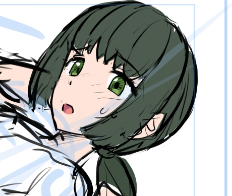 本日公開予定のFANBOX限定イラスト、カラーラフ付近まで進行中。 