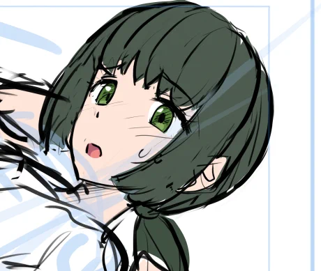 本日公開予定のFANBOX限定イラスト、カラーラフ付近まで進行中。 