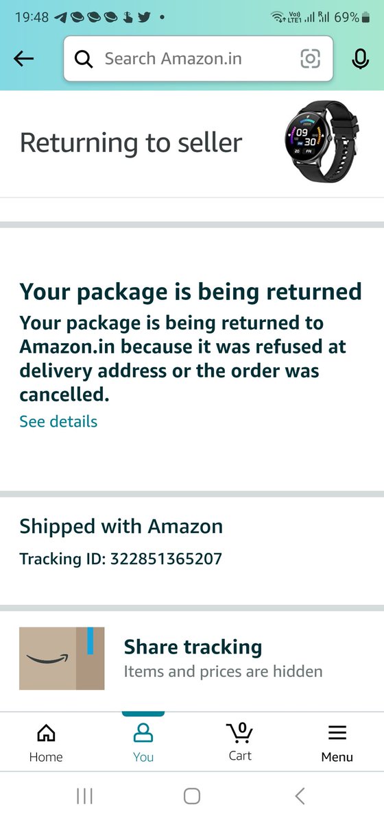 RanjitSamal2109's tweet photo. What a joke !! @AmazonHelp @amazonIN @amazon even after so many reports, this order is getting returned as well !! 
Liars all the way !! #shameonamazon #poorcustomerservice #horrible #unethical 
@jagograhakjago @BandBajaateRaho https://t.co/g24pzMkpYp