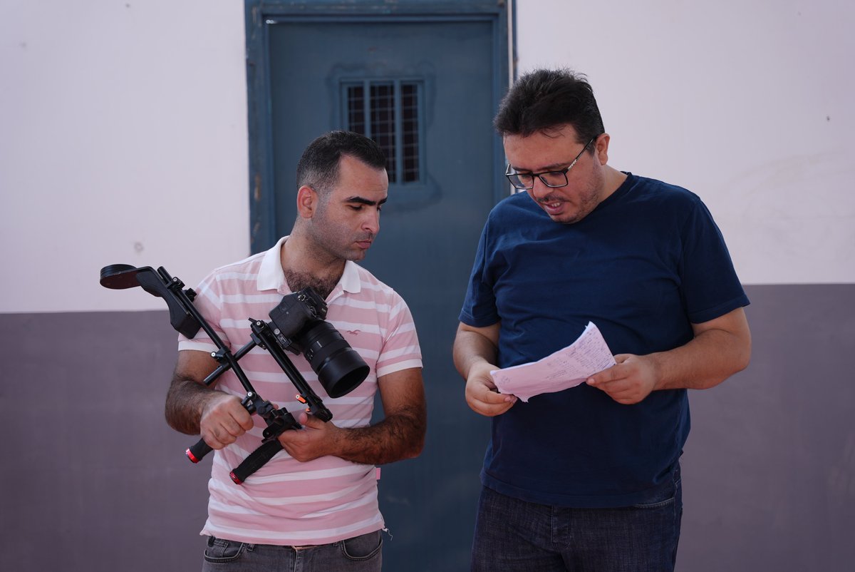 MohammedSawwaf's tweet photo. Exciting news! Our incredible team just finished filming a thought-provoking documentary on the daily struggles faced by Palestinian prisoners in Israeli occupation prisons. It's an honor to bring attention to such an important issue. #Documentary #Filmmaking  
#AlefMultimedia https://t.co/8ltEMiUdlw