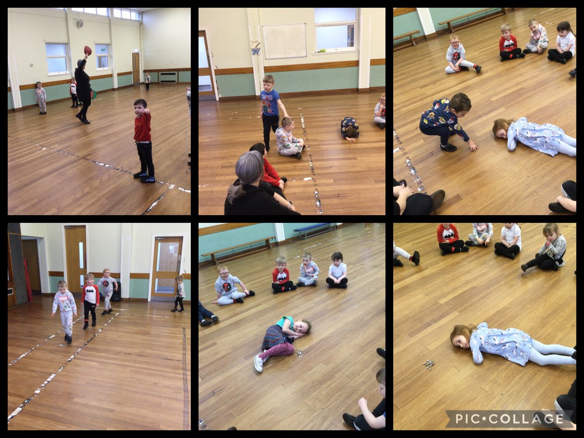NurseryClackPs's tweet photo. As part of our transition to school,children have the opportunity to play at the school gym hall and practice listening skills, follow instructions and some games and movements.#transitiontoSchool #Wellbeing https://t.co/u4O5FRsvDe