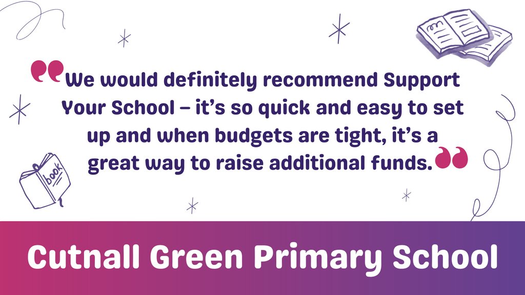 Our free fundraising platform is easy to use and can help kickstart your literacy campaign. But don't just believe us! Here's one of the schools who raised money to buy new non-fiction books👇️ Want to learn more? Give us a message or email us at hello@supportyourschool.org.uk!