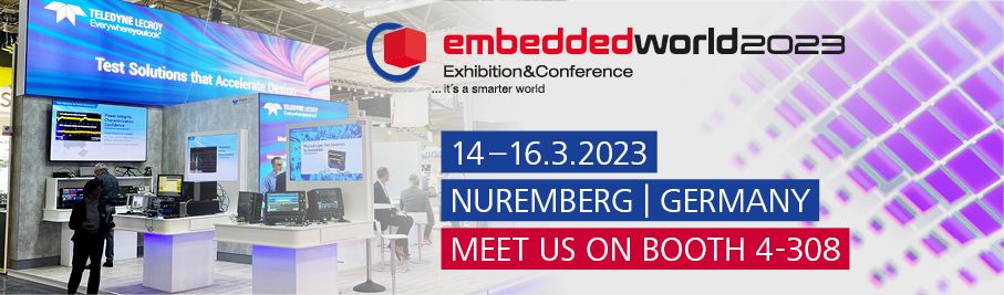 TeledyneLecroy's tweet image. THIS WEEK! Visit our technical experts at @embedded_world  2023 in Nuremberg to see what&apos;s new for our #oscilloscopes, probes and #protocolanalyzers and get your test &amp;amp; measurement questions answered! embedded-world.de/en

#embeddedworld #ew23 #embeddedworld2023