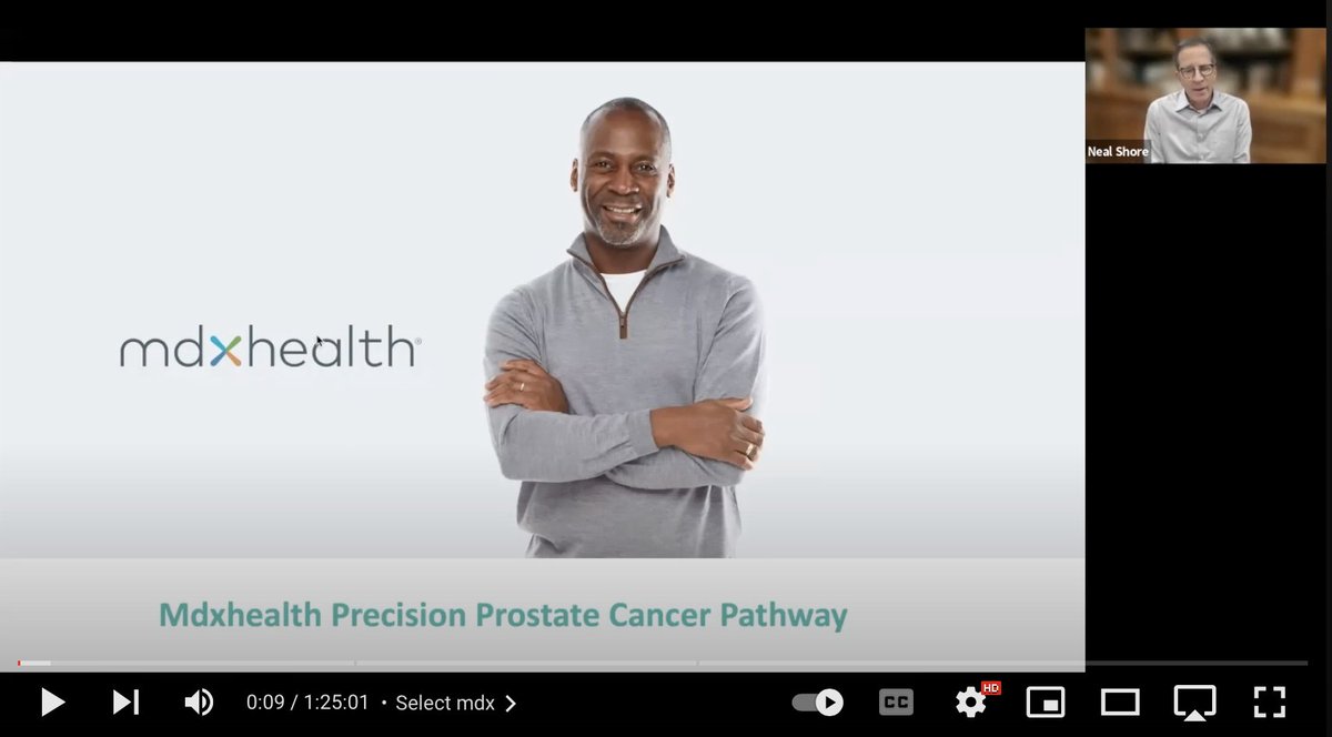 mdxhealth's tweet photo. Dr. Neal Shore presents how our Precision Cancer Pathway may help you minimize challenges you face while diagnosing and treating #ProstateCancer. Learn about Select mdx, Confirm mdx, and Genomic Prostate Score. Watch now: https://t.co/xA7c7PsNv2
 #advisor https://t.co/rNF1B3i9Ys