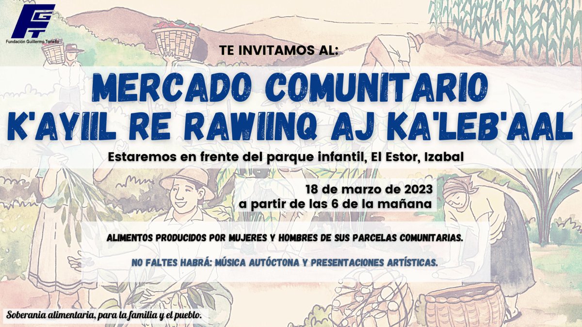 ¡Muy pronto! Si te encuentras cerca de El Estor Izabal, visita el sábado el mercadito campesino. 🍌🥥🫑🥒🥬🥦🌽🌽🌽😋😋