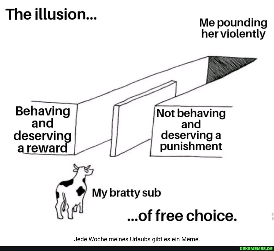 I hate that I'm the cow