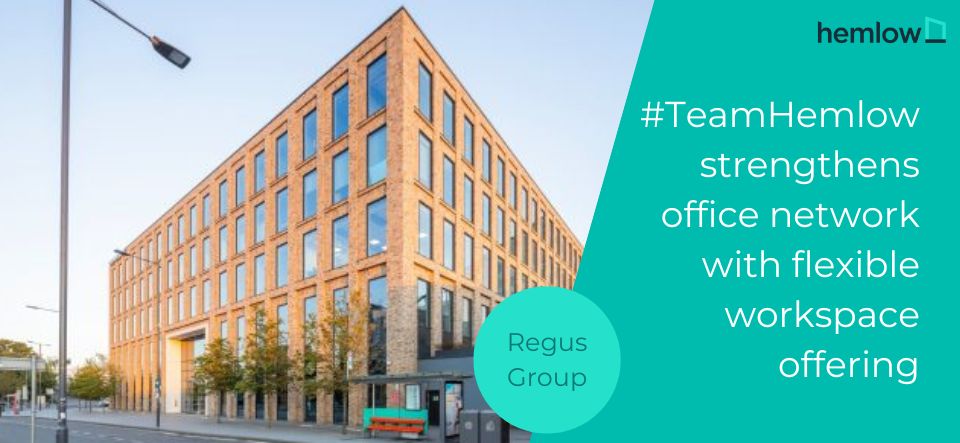 As #Teamhemlow grows, we are excited to partner with the #RegusGroup to strengthen our #OfficeNetwork! Expanding our office workspaces increases our #TeamOpportunities and provides greater employee flexibility!
Click on the link below to read more bit.ly/3lhrC7n